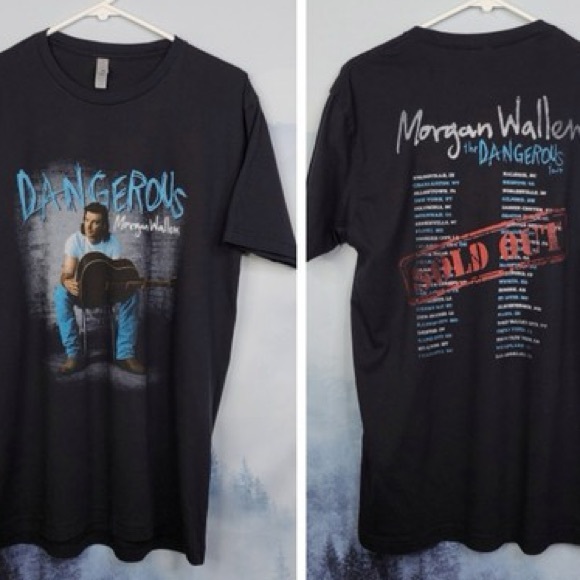 Tops - Morgan Wallen Dangerous Tour T-Shirt